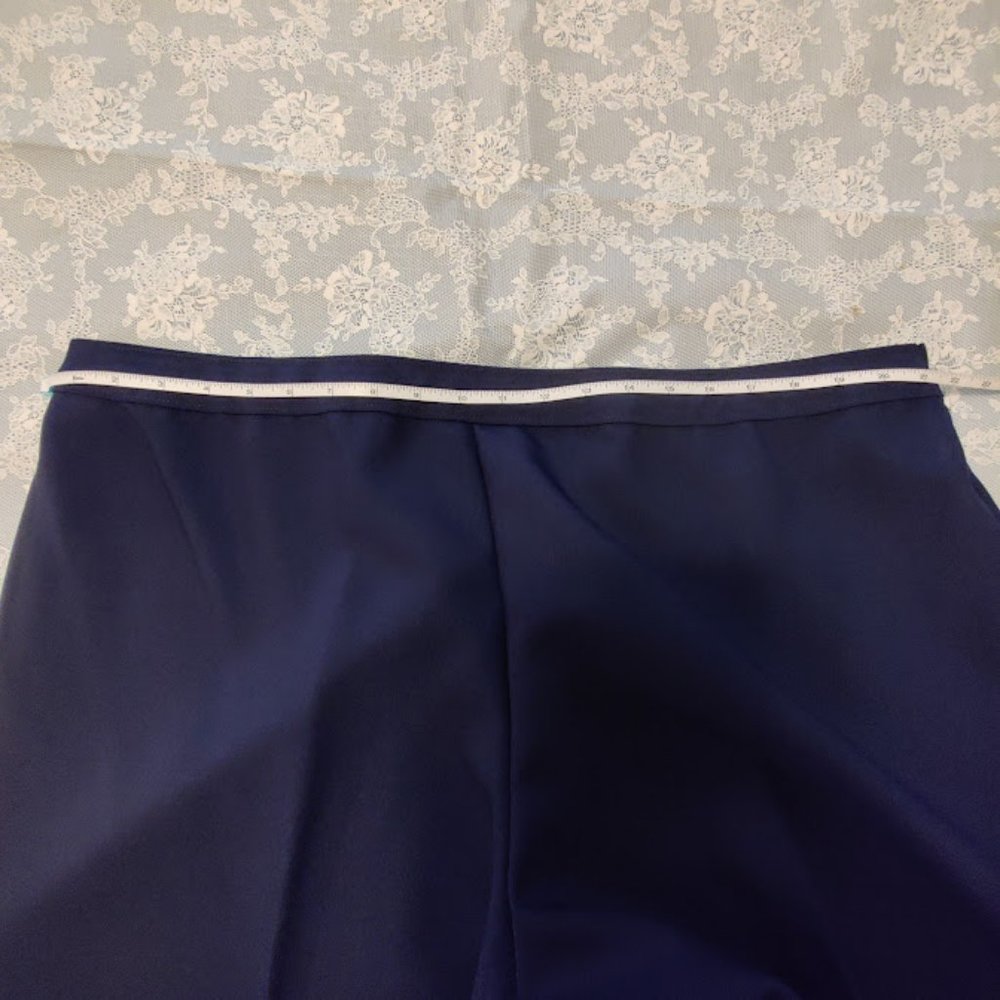 *NWOT*  Bend Over Casual/Dress Pull on Pants, Stretch, Plus, Navy Blue, Sz 46 - Picture 6 of 9
